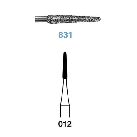 FRAISE DIAMANT 831-204-012 CA 5 unites