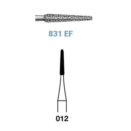 FRAISE DIAMANT 831EF-204-012 CA 5 unites