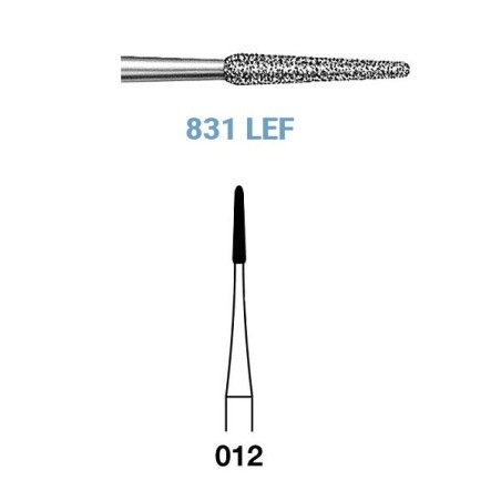 FRAISE DIAMANT 831LEF-204-012 CA 5 unites