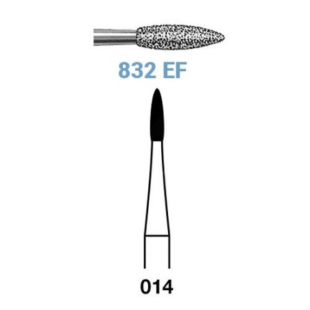 FRAISE DIAMANT 832EF-204-014 CA 5 unites