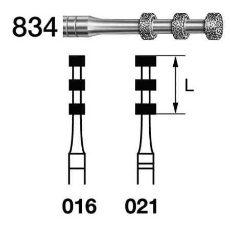FRAISE DIAMANT 834-314 FG 5 unites