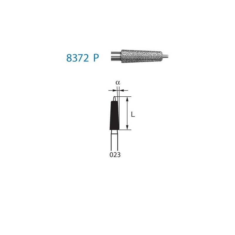FRAISE DIAMANT 8372P-314-023 FG 5 unites