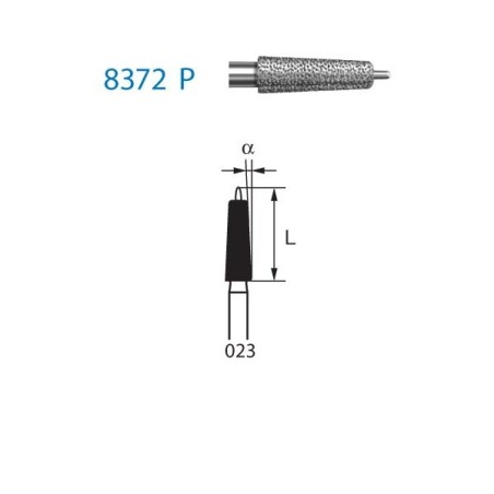 FRAISE DIAMANT 8372P-314-023 FG 5 unites