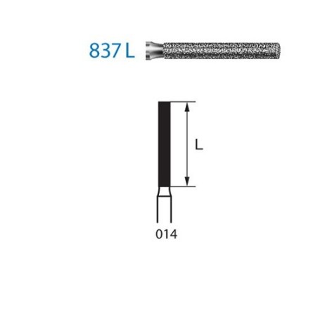 FRAISE DIAMANT 837L-314-014 FG 5 unites