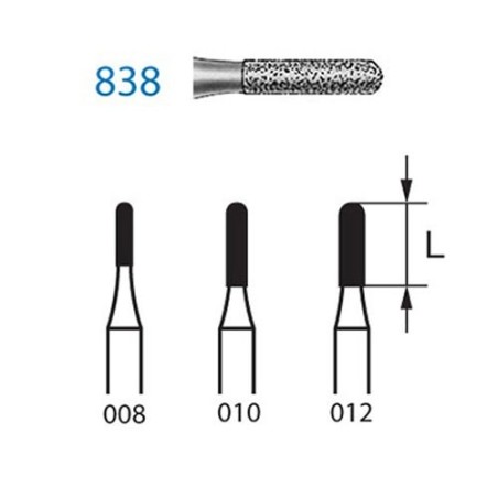 FRAISE DIAMANT 838-314 FG 5 unites
