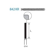FRAISE DIAMANT 842KR-314-014 FG 5 unites