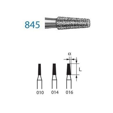 FRAISE DIAMANT 845-314 FG 5 unites