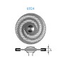 DISQUE DIAMANT 6924-104-300 KOMET 1 ud