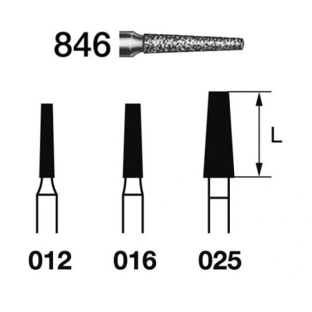 FRAISE DIAMANT 846-314 FG 5 unites