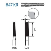 FRAISE DIAMANT 847KR-314 FG 5 unites