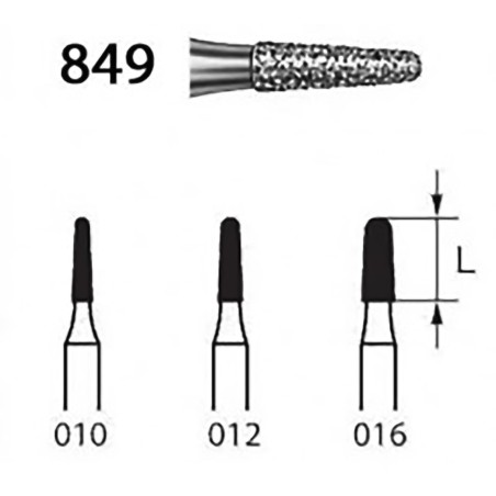 FRAISE DIAMANT 849-314 FG 5 unites