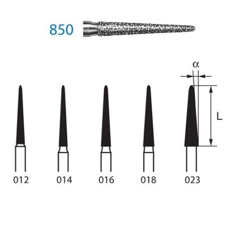 FRAISE DIAMANT 850-314 FG 5 unites