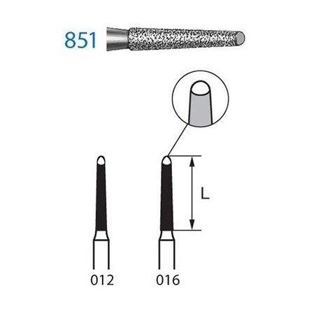 FRAISE DIAMANT 851-314 FG 5 unites