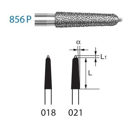 FRAISE DIAMANT 856P-314-018 FG 5 unites