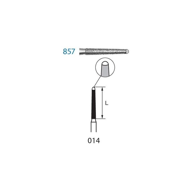 FRAISE DIAMANT 857-314-014 FG 5 unites