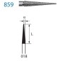 FRAISE DIAMANT 859-104-018 PM 5 unites