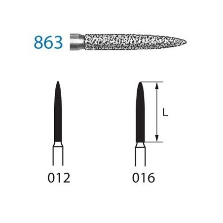 FRAISE DIAMANT 863-314 FG 5 unites