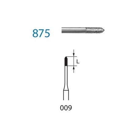 FRAISE DIAMANT 875-314-009 FG 5 unites