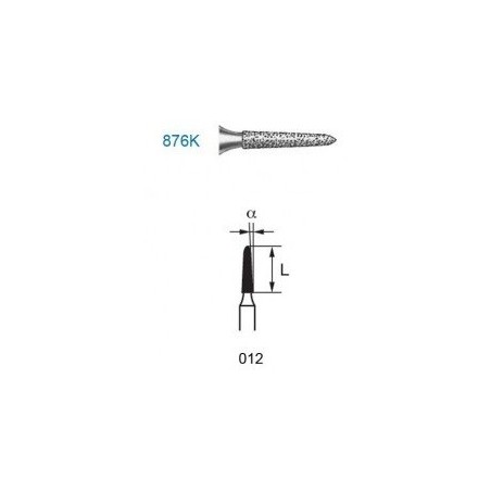 FRAISE DIAMANT 876K-314-012 FG 5 unites