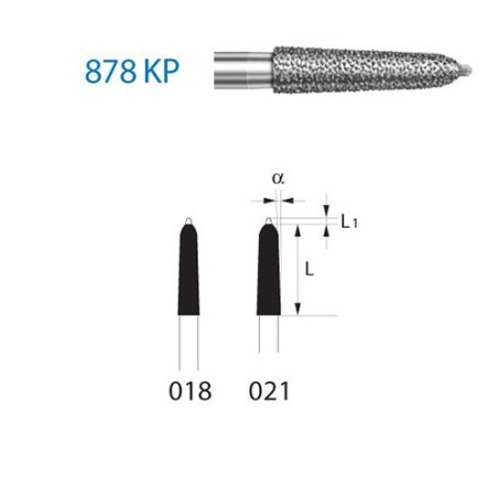 FRAISE DIAMANT 878KP-314 FG 5 unites