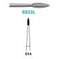FRAISE DIAMANT 8832L-204-014 CA 5 unites