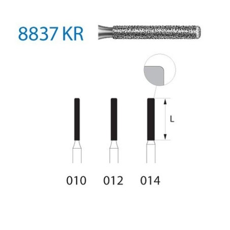 FRAISE DIAMANT 8837KR-314 FG 5 unites