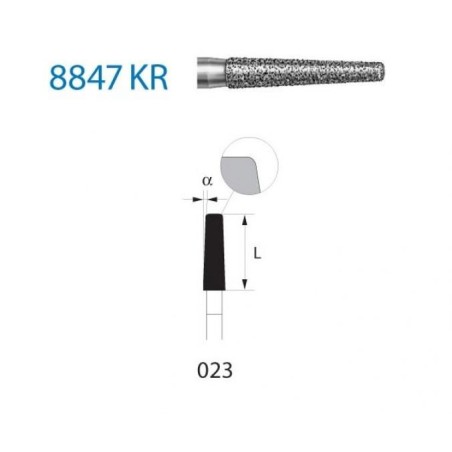 FRAISE DIAMANT 8847KR-314-023 5 unites