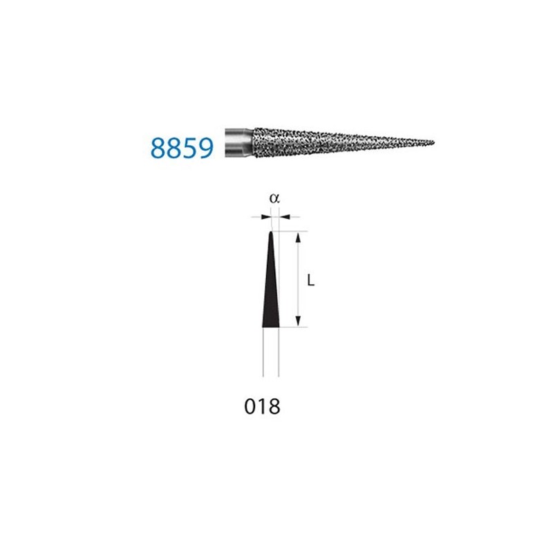 FRAISE DIAMANT 8859-314-018 FG 5 unites
