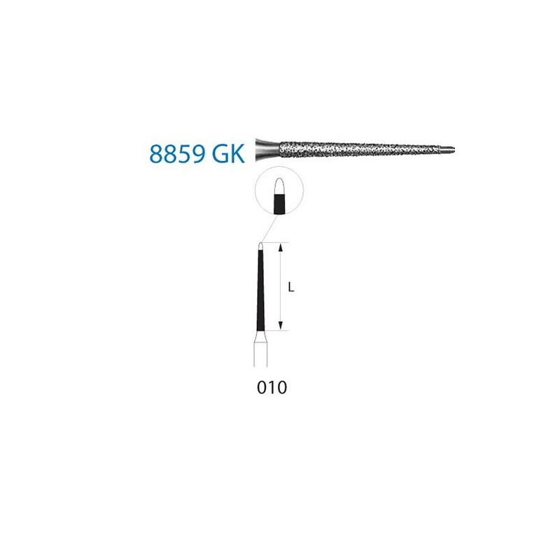 FRAISE DIAMANT 8859GK-314-010 FG 5 unites