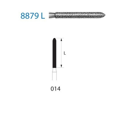 FRAISE DIAMANT 8879L-314-014 FG 5 unites