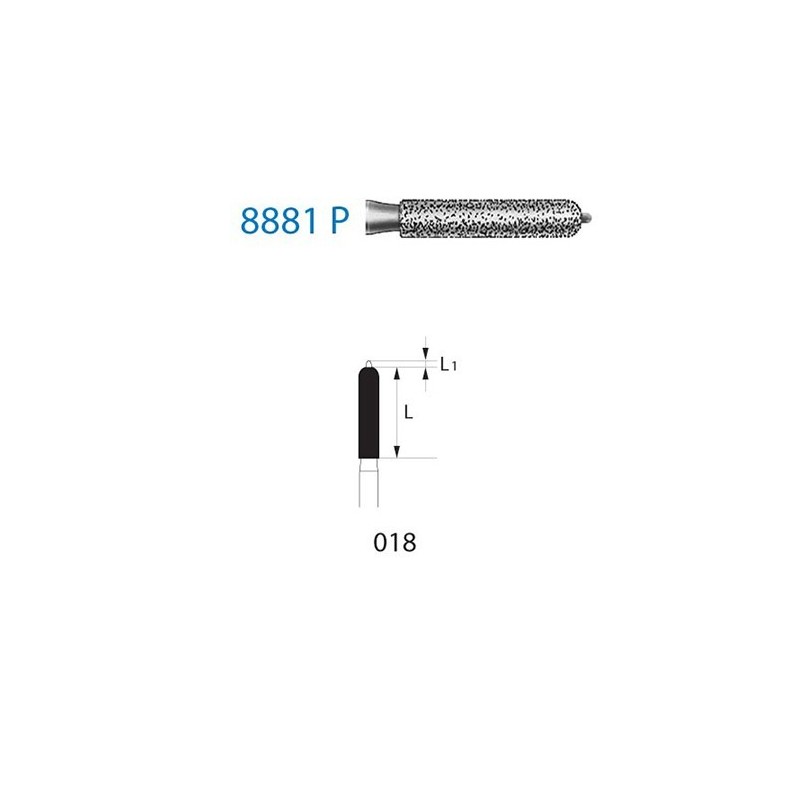 FRAISE DIAMANT 8881P-314-018 FG 5 unites