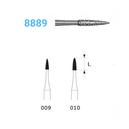 FRAISE DIAMANT 8889-314 FG 5 unites