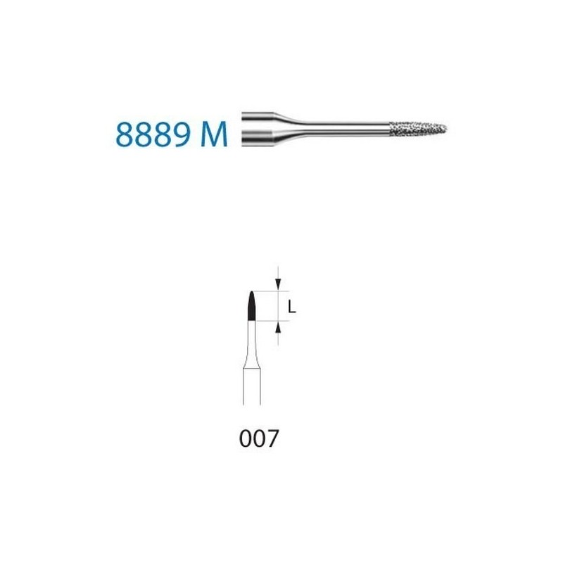 FRAISE DIAMANT 8889M-314-007 FG 5 unites