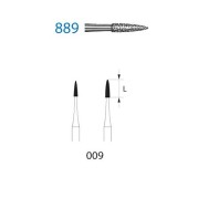 FRAISE DIAMANT 889-314-009 FG 5 unites