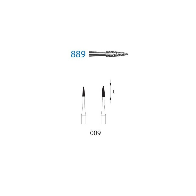 FRAISE DIAMANT 889-314-009 FG 5 unites