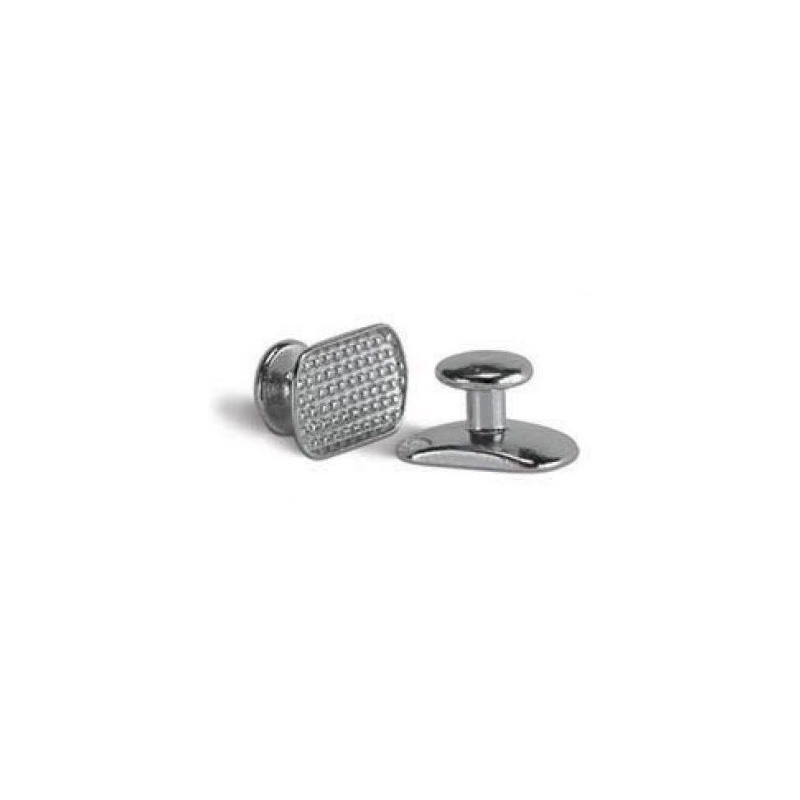 BOUTON LINGUAL RECTANGULAIRE EN MÉTAL 10 Unites