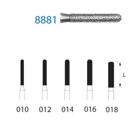 FRAISE DIAMANT 8881-314 FG 5 unites