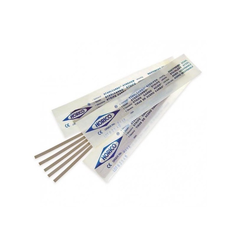 BANDE ACIER 2 CARAS POURFINITION 0,2 x 8 mm 12 unites