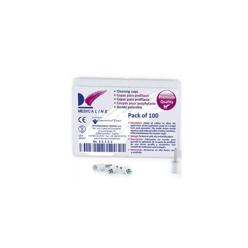 CUPULES PROPHYLAXIE LATCH 100 unites