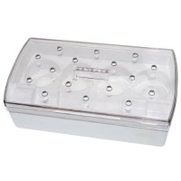 BOITE STERILISATION TRANSPARENT SATELEC F12351