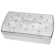 BOITE STERILISATION TRANSPARENT SATELEC F12351