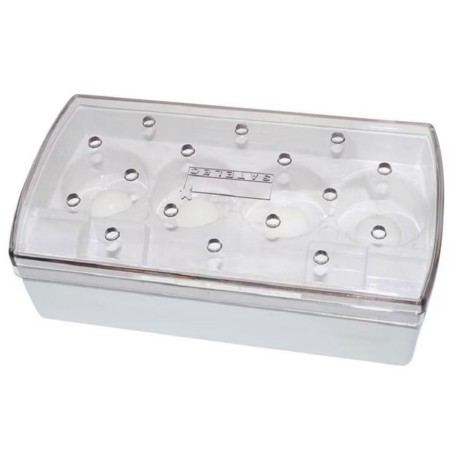 BOITE STERILISATION TRANSPARENT SATELEC F12351