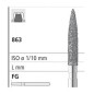 FRAISES DIAMANT 863 010 FG GRAIN MEDIUM 6 unites