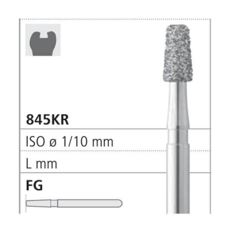 FRAISES DIAMANT C 845KR 018 FG GRAIN EPAIS 6 unites