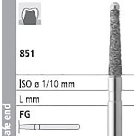 FRAISES DIAMANT C 851 014 FG GRAIN EPAIS 6 unites