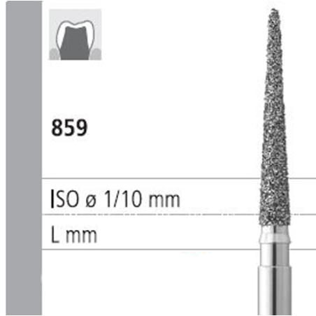 FRAISES DIAMANT 859 010 FG GRAIN U FINE 6 unites