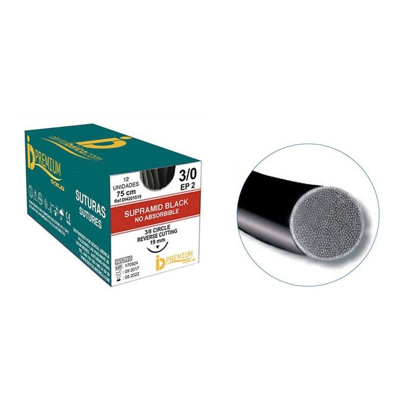 SUTURE SUPRAMID 16 mm 45 cm 12 Unites SUTURE SUPRAMID 16 mm 45 cm 12 Unites