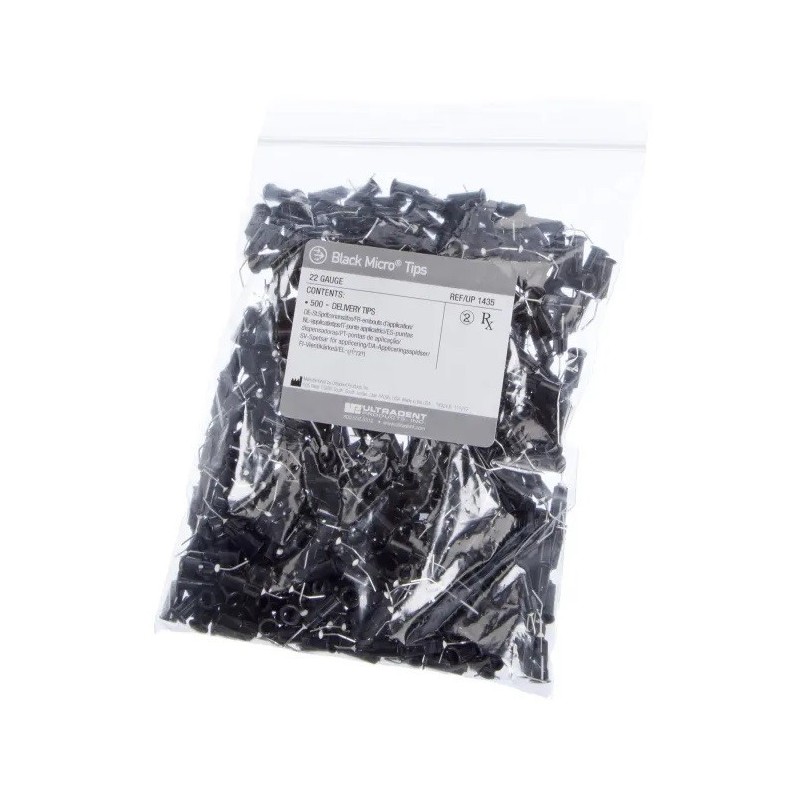 BLACK MICRO TIPS 500 unites