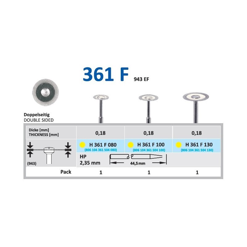 DISQUE DIAMANT PM H361F-130