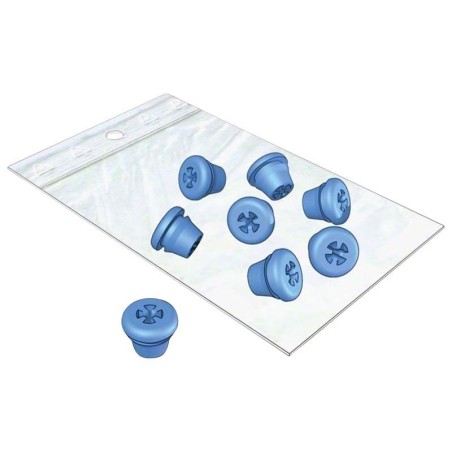 SOPORTES SILICONE VERT POUR PORTE FRAISES 10 unites